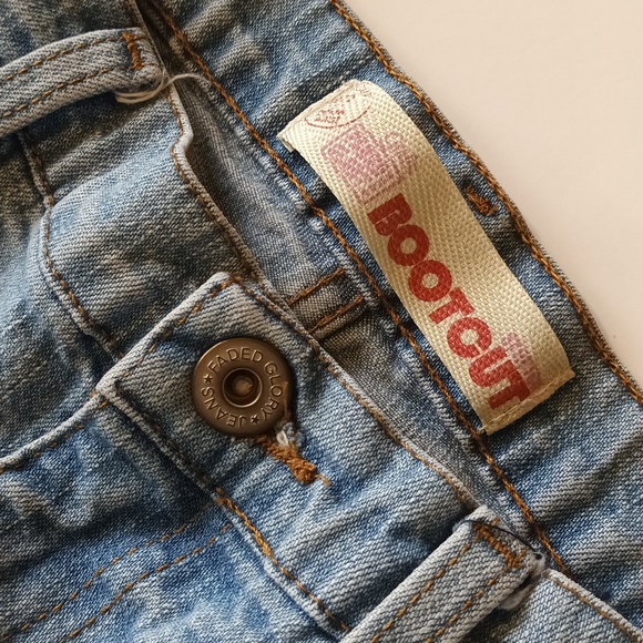 VTG Faded glory| girls bootcut light wash denim jeans Sz 12 - Picture 2 of 14